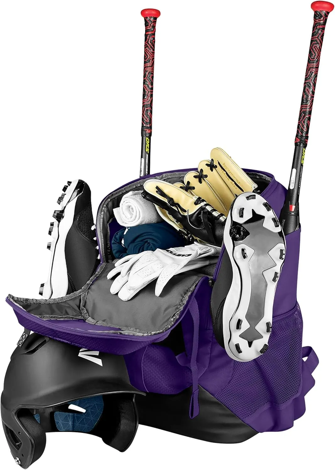 Easton Walk-off NX Backpack Equipment Bag | Adult | Baseball & Fastpitch Softball | Team Logo Panel | Multiple Colors