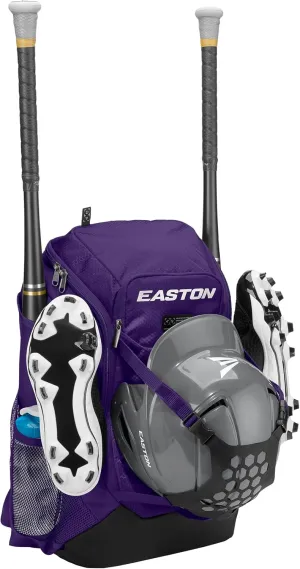 Easton Walk-off NX Backpack Equipment Bag | Adult | Baseball & Fastpitch Softball | Team Logo Panel | Multiple Colors