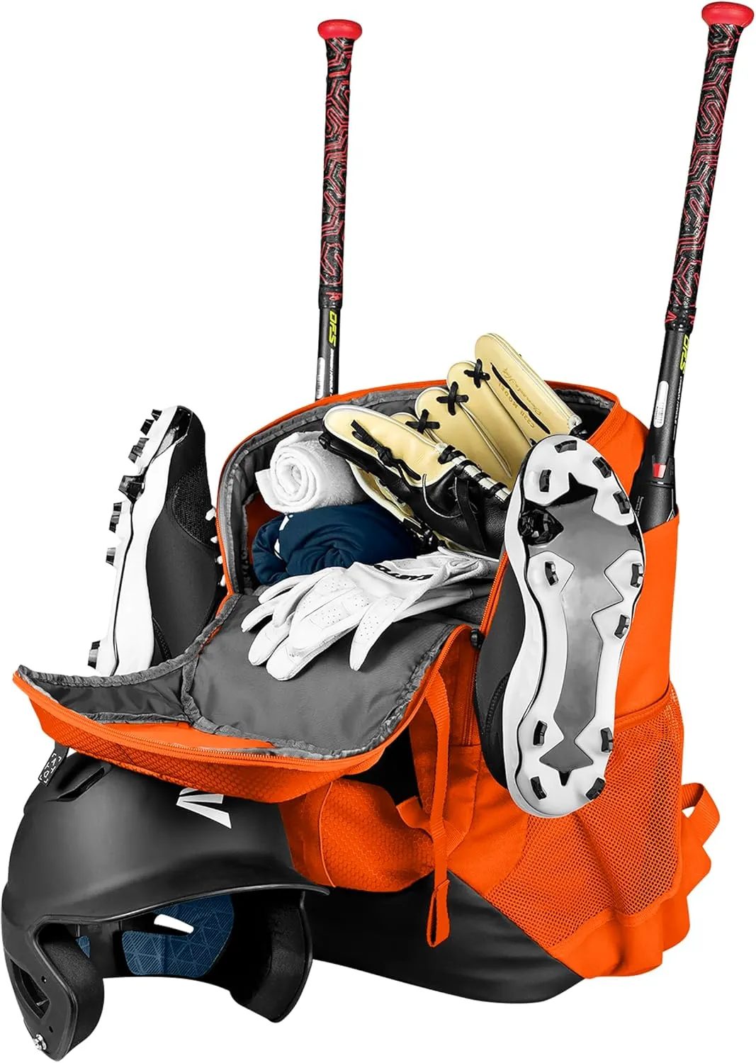 Easton Walk-off NX Backpack Equipment Bag | Adult | Baseball & Fastpitch Softball | Team Logo Panel | Multiple Colors