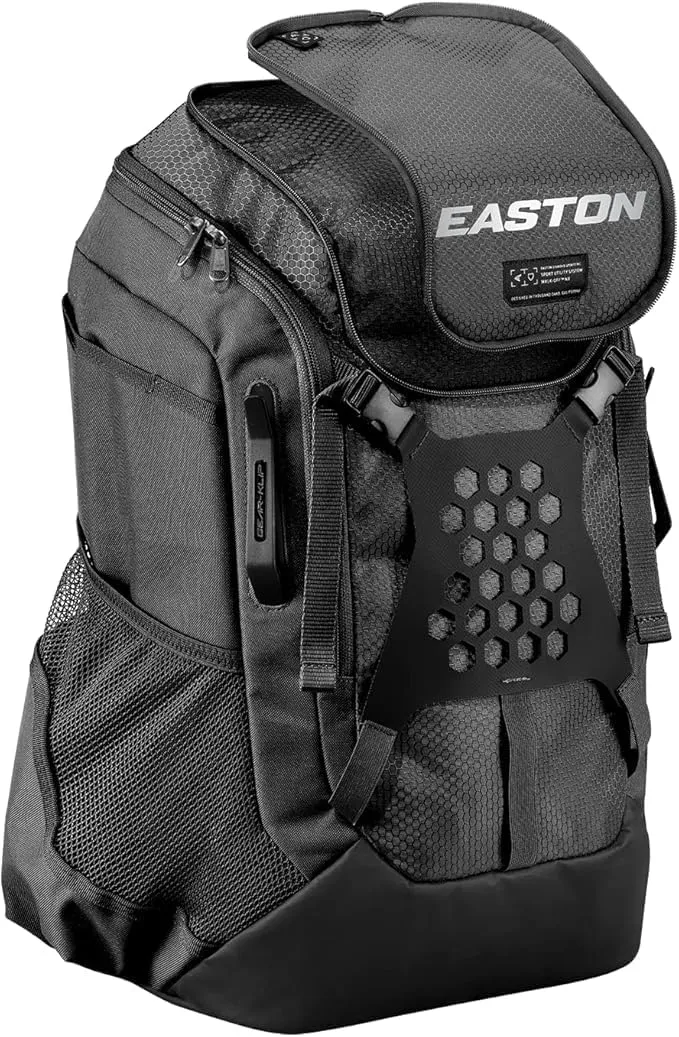 Easton Walk-off NX Backpack Equipment Bag | Adult | Baseball & Fastpitch Softball | Team Logo Panel | Multiple Colors