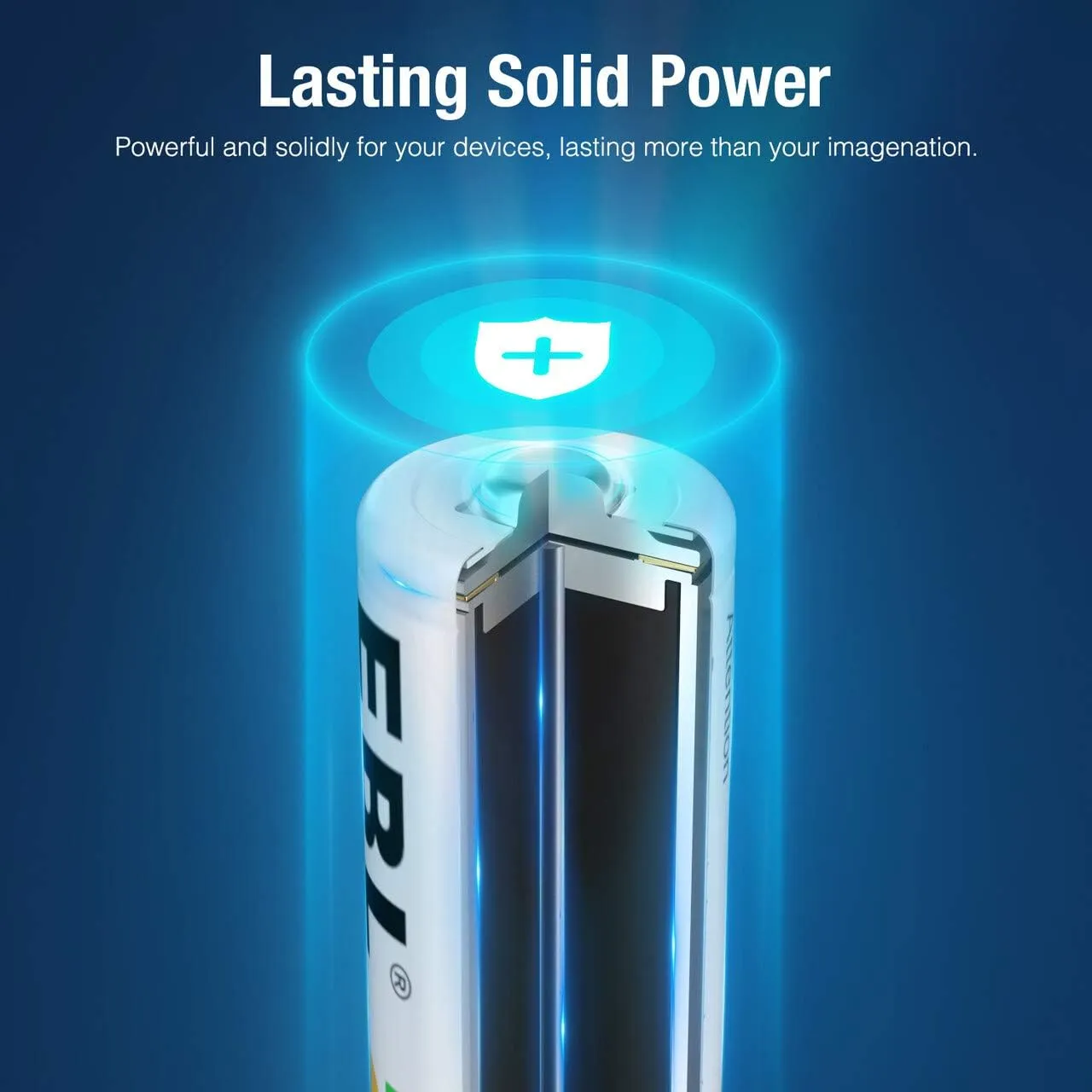 EBL 16 Sets AA AAA Batteries Combo with 8PCS AA 2300mAh & 8-Pack AAA 800mAh Rechargeable Batteries