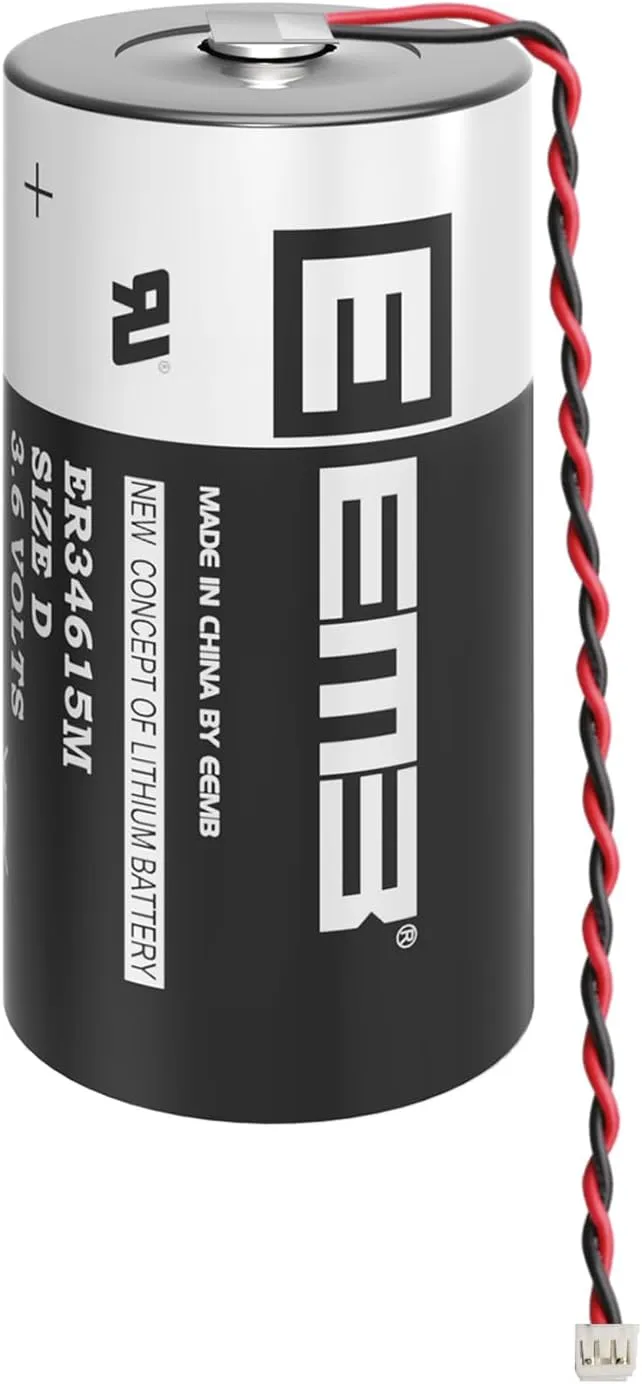 EEMB D-Size 3.6V Battery Compatible with DSC ER34615M-T1 WT4911 WT4911B WT8911 ALEXOR Wireless Outdoor Siren WT4911BATT AD ER34615M