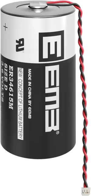EEMB D-Size 3.6V Battery Compatible with DSC ER34615M-T1 WT4911 WT4911B WT8911 ALEXOR Wireless Outdoor Siren WT4911BATT AD ER34615M
