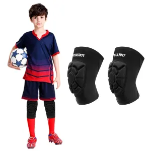 EULANT Kids Knee Pads for Basketball Soccer, Breathable & Lightweight Compression Knee Pad Guards, Boys Girls Knee Sleeves Sports Gear for Baseball Football Volleyball Wrestling Cycling Dance L