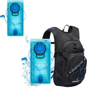 EVERFUN Hiking Hydration Backpack and Water Bladder 3-Liter Bargain Combination