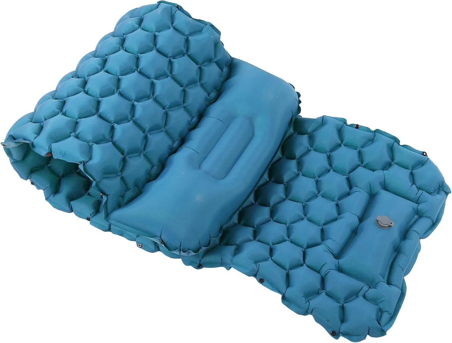 EVTSCAN Camping Sleeping Pad Mat Foot Press Inflatable Cushion Mattress for Tent Hiking Travel