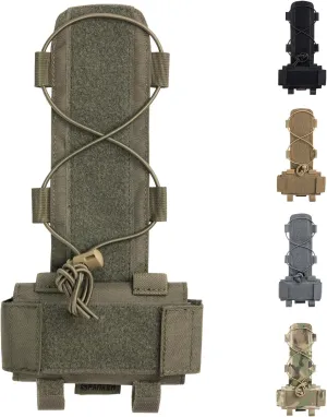 EXCELLENT ELITE SPANKER Tactical Helmet Battery Pouch Counterweight Pouch MK1 Helmet Battery Pack Balance Weight Bag with Hook&Loop for Tactical Helmet Airsoft Hunting