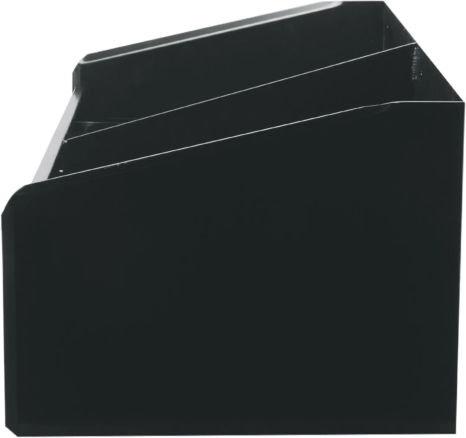 Extreme Max 5001.6139 Double Helmet Bay Wall-Mount Aluminum Cabinet Organizer for Enclosed Race Trailer, Shop, Garage, Storage - Black