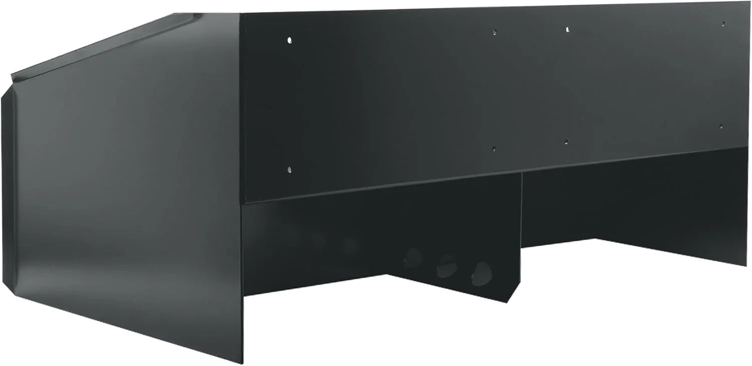 Extreme Max 5001.6139 Double Helmet Bay Wall-Mount Aluminum Cabinet Organizer for Enclosed Race Trailer, Shop, Garage, Storage - Black