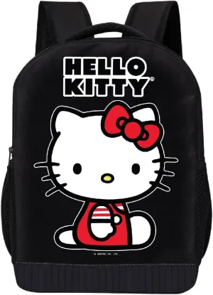 Fast Forward Sanrio Hello Kitty Backpack Shoulder Bag for Girls, Boys, Adults - Cute 18" Inch Hello Kitty Kids Backpack for School (Hello Kitty Red)