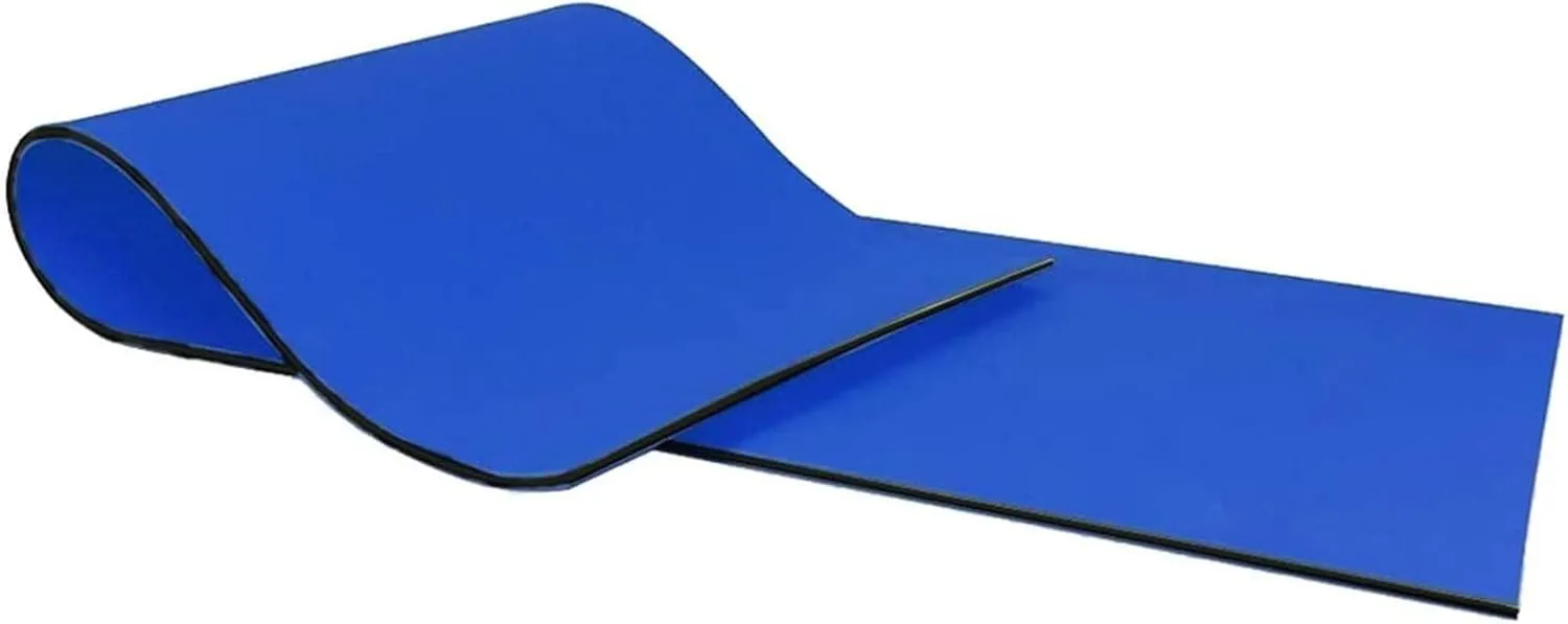 Floating Water Mat, Floating Mat, for Water Recreation and Relaxing, Tear-Resistant XPE Foam Floating Mat for Beach, Ocean, Lake On Water for Adult(Blue,5.5mx1.8mx3.3cm)