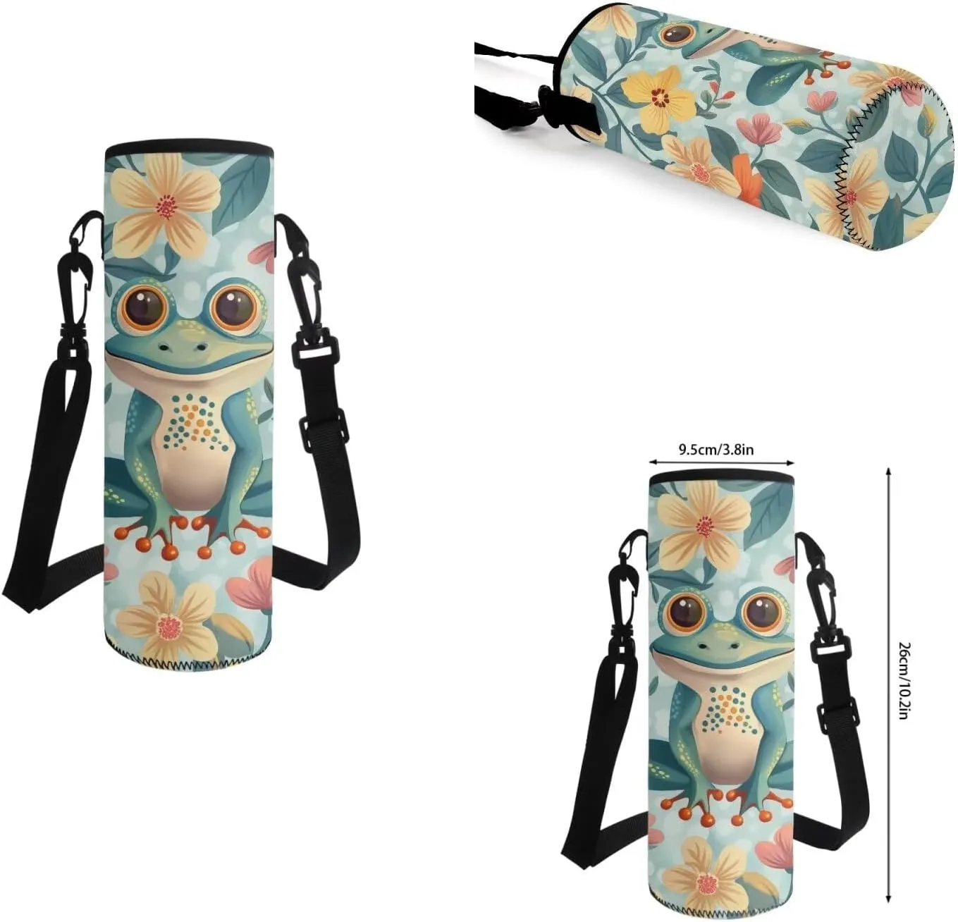 Floret Teen Backpacks for Girls Middle School Fashion Shoulder Bag for School Teens Leakproof Freezable Lunch Bag with Strap for School Students