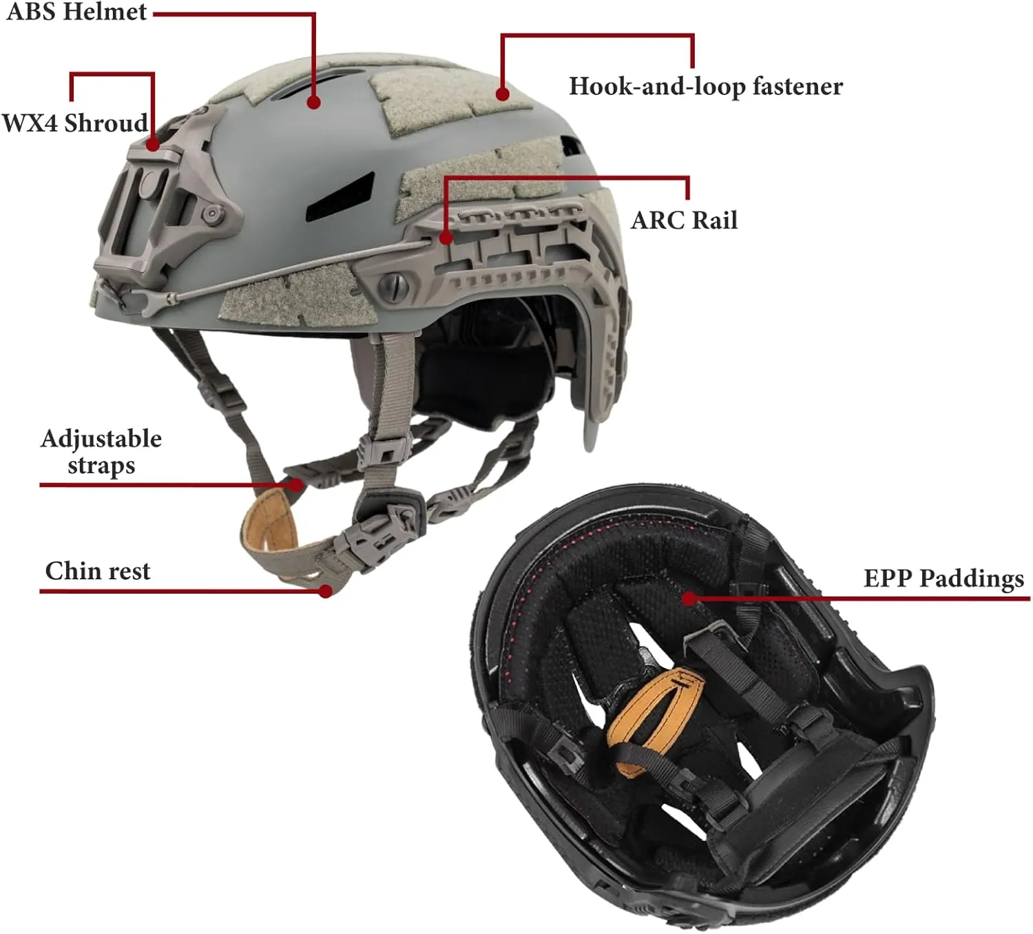 FMA CM Bump Helmet Fast Airsoft Tactical Helmet for Paintball Outdoor Sports Hunting Shooting