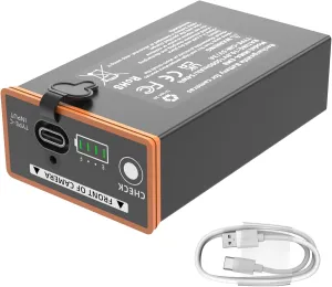 for Moultrie Power Mag Rechargeable Lithium ion Battery Pack Compatible with Edge, Edge 2, Edge Pro, Edge Pro 2 Series Trail Hunting Cameras-Capacity 5000mAh Equivalent 18 Alkaline AA Batterias