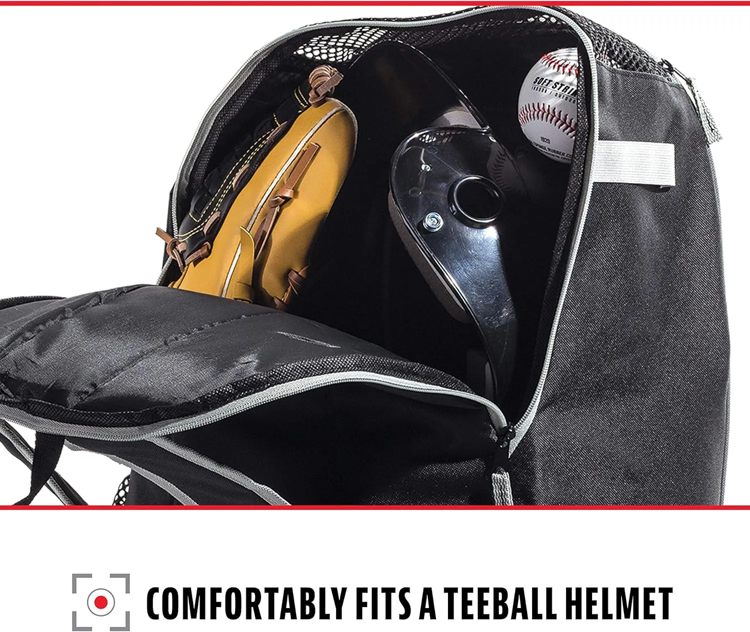 Franklin Sports Kids MLB Baseball Batpack Bag - Youth Baseball, Softball   Teeball Backpack - Sports Equipment Bag for Kids   Toddlers - Holds (2) Teeball   Baseball Bats   Includes Fence Hook
