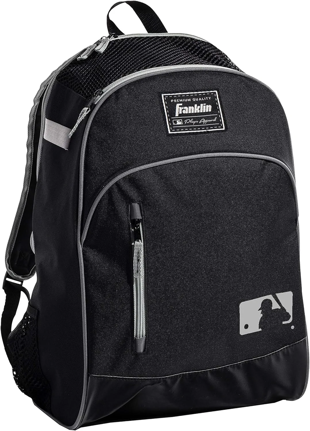 Franklin Sports Kids MLB Baseball Batpack Bag - Youth Baseball, Softball   Teeball Backpack - Sports Equipment Bag for Kids   Toddlers - Holds (2) Teeball   Baseball Bats   Includes Fence Hook