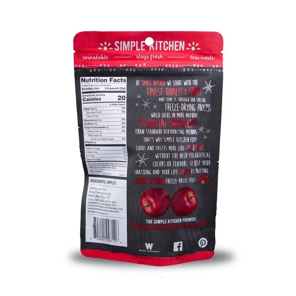 Freeze-Dried Sweet Apples - 6 Pack