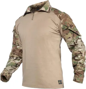 G3 Camouflage Shirt with Elbow Pads for Men Tactical Hunting Uniform Paintball Gear