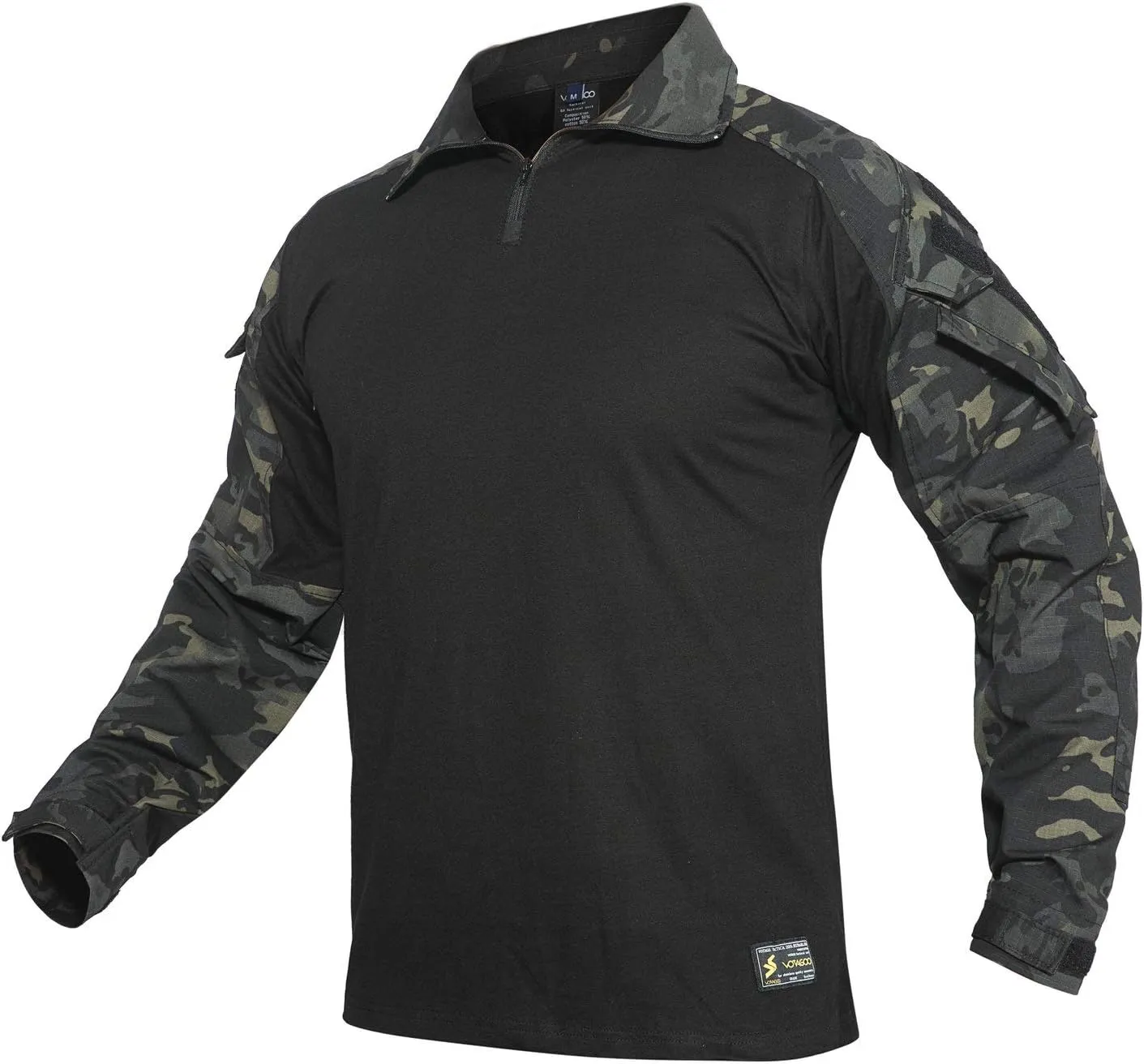 G3 Camouflage Shirt with Elbow Pads for Men Tactical Hunting Uniform Paintball Gear