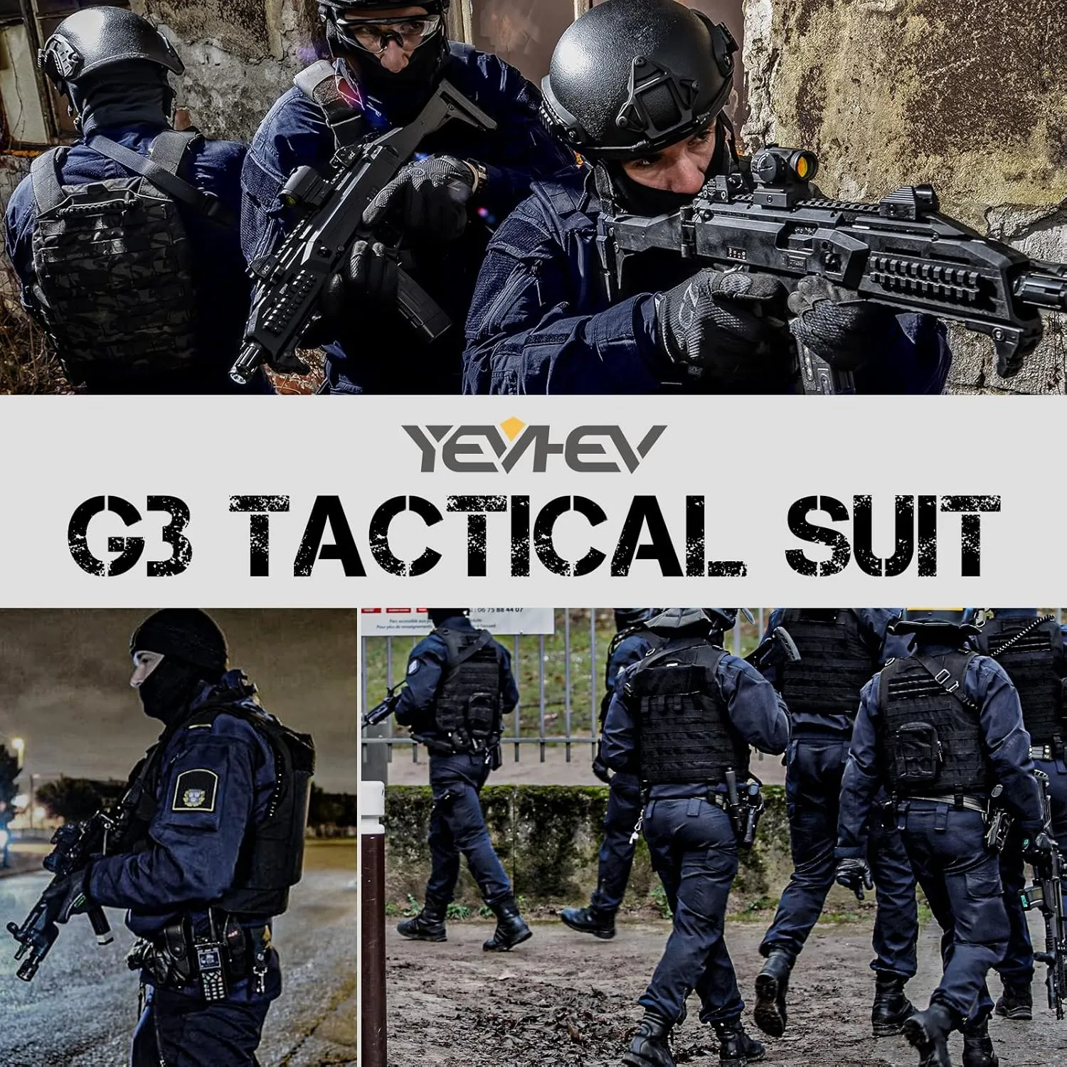 G3 Camouflage Shirt with Elbow Pads for Men Tactical Hunting Uniform Paintball Gear