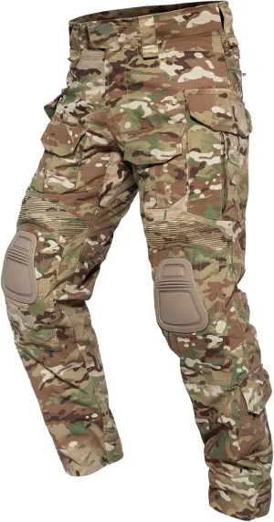 G3 Combat Pants Tactical Trousers Military Apparel Camouflage Clothing Paintball Gear with Knee Pads for Men