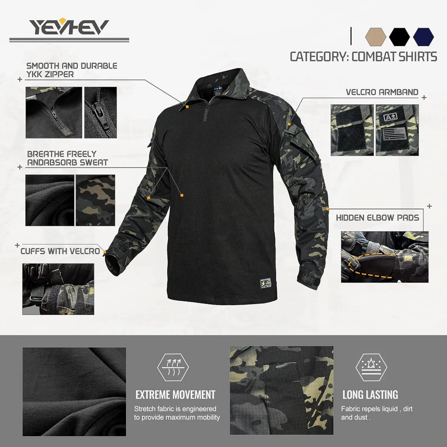 G3 Combat Suit Military Apparel Set Tactical Camouflage Clothing Hunting Uniform Paintball Gear with Knee Pads for Men