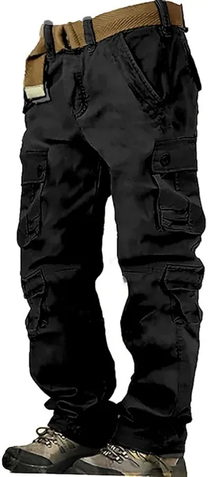 Gear Men's Hiking Tactical Sweatpants Waist Denim Long Pants Men's Casual Cargo Pants Sweatpants for Men Men's Camo