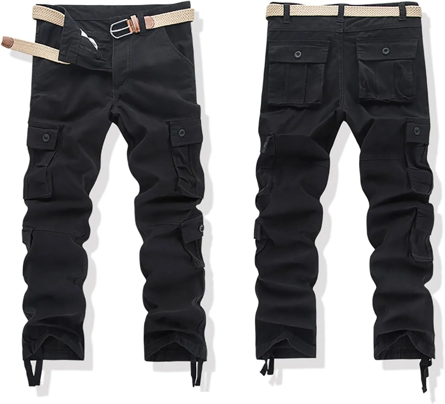 Gear Men's Hiking Tactical Sweatpants Waist Denim Long Pants Men's Casual Cargo Pants Sweatpants for Men Men's Camo