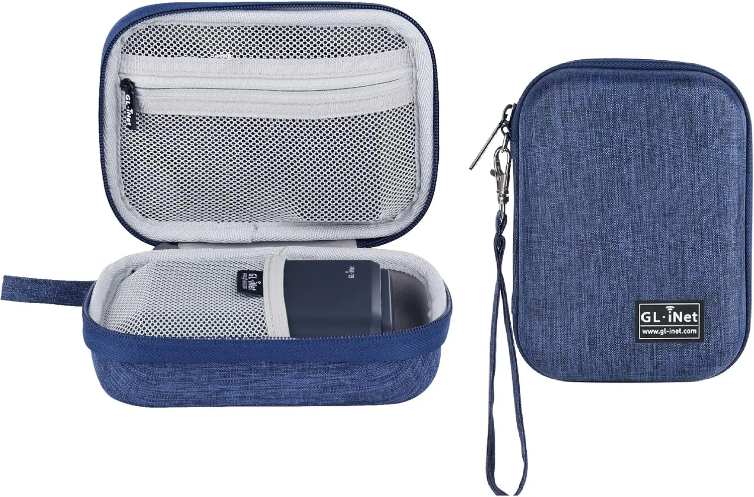 GL.iNet Gadget Organizer Case for Travel Routers GL-AXT1800/ GL-MT3000/ GL-SFT1200/ GL-E750, Chargers, Cables, and Accessories, Sturdy & Durable Pouch, Hand-carry EVA bag, Anti-shock, Water Resistant