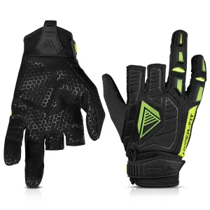 Glove Station Hyper-Fit Tactical Shooting & Work Gloves - Green, Medium - 2 Fingerless Design Paintball & Airsoft Gear for Men with Outstanding Grip for Combat, Hunting, Shooting, & Work