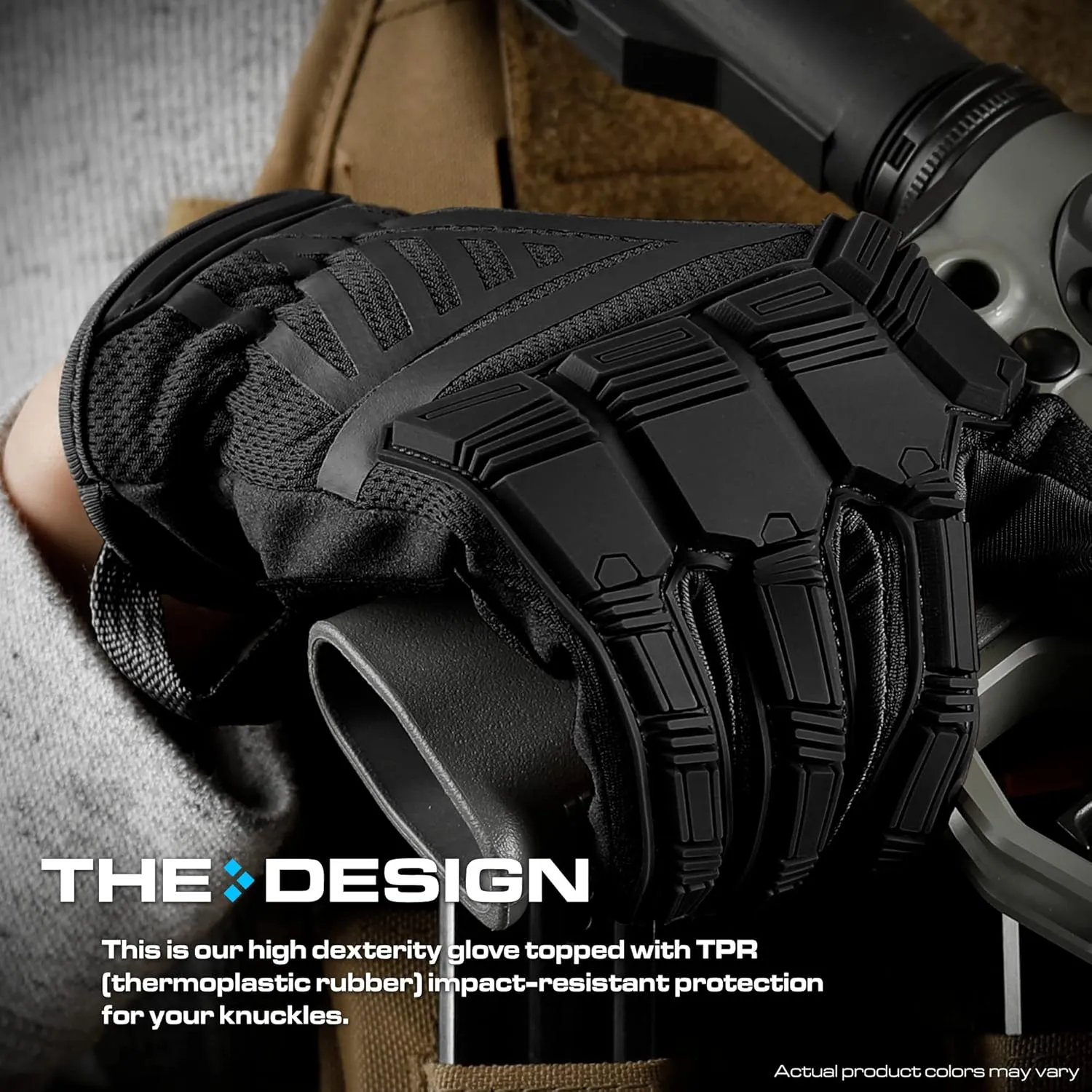 Glove Station - Impulse Guard Tactical Gloves for Men - Touch Screen Working Gloves Ideal for Sports & Outdoors, Motorcycle and Hunting