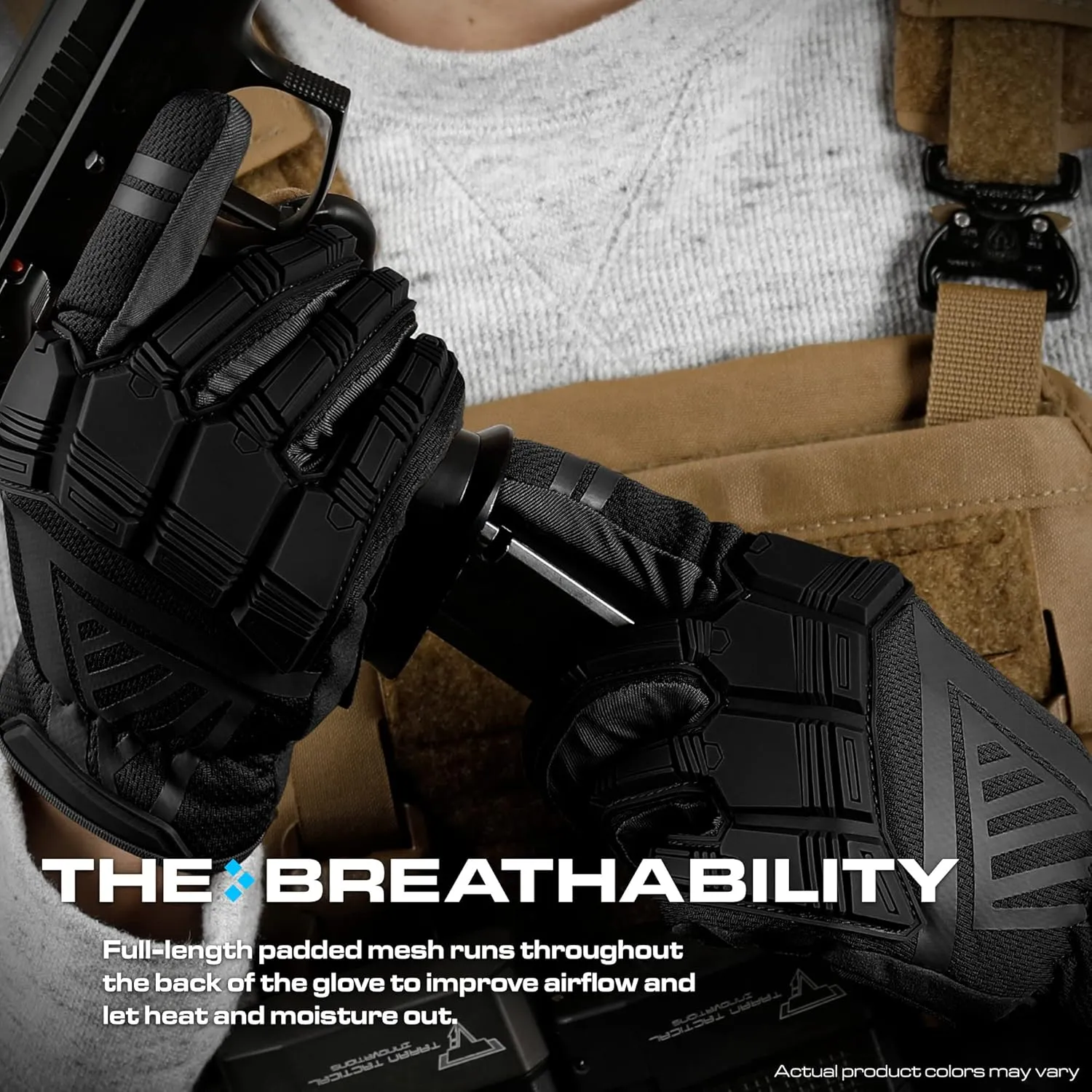 Glove Station - Impulse Guard Tactical Gloves for Men - Touch Screen Working Gloves Ideal for Sports & Outdoors, Motorcycle and Hunting
