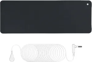 Grounding Mat, Desk, Floor, Grounding Mat for Sleeping Better with A Storage Bag, Grounding Pad for Pain Relieve with a 15 Feet Grounding Cord, Improve Sleep and Helps with Anxiety(26.7x10 Inch)