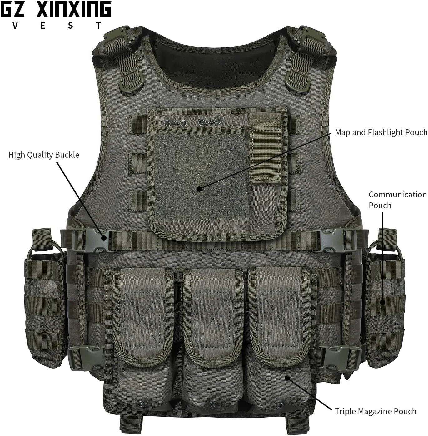 GZ XINXING Tactical Airsoft Paintball Vest
