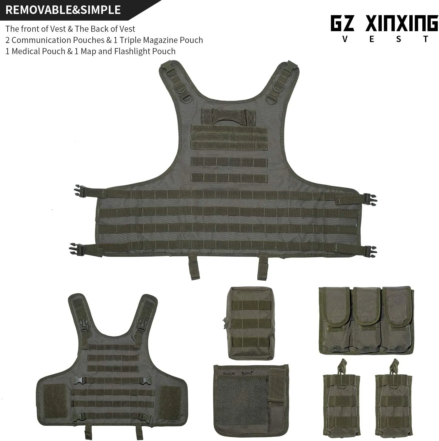 GZ XINXING Tactical Airsoft Paintball Vest