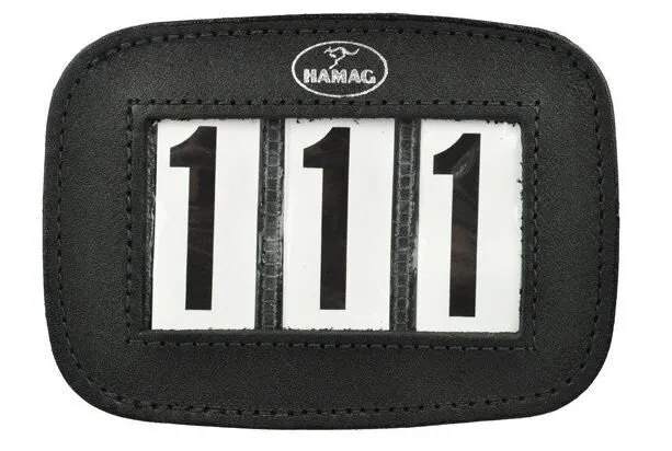 Hamag Leather Bridle Number Holders