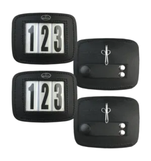 Hamag Leather Bridle Number Holders