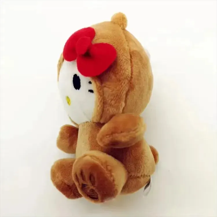 Hello Kitty Bear Cosplay Plush Keychain