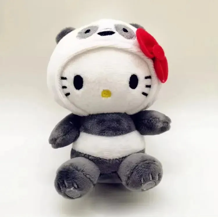 Hello Kitty Bear Cosplay Plush Keychain
