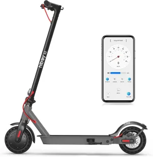 Hiboy S2 Series Electric Scooter, 8.5"-10" Tires, Up to 17-25.6 Miles Range, 350W/500W Powerful Motor & 19 MPH Portable Folding Commuting Electric Scooter for Adults with Double Braking System and App
