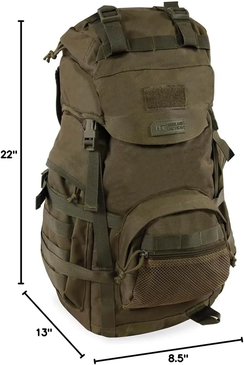 HIGHLAND TACTICAL Men's Spectro, Dark Green, One_Size