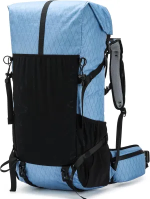 Hiking Backpack,30L  10L Extra Large Capacity Hiking Bag, Internal Frame Camping Backpack,Upgraded X-PAC Lightweight Sport Daypack Travel Backpacks Fit For Mountain Climbing Camping (Blue)