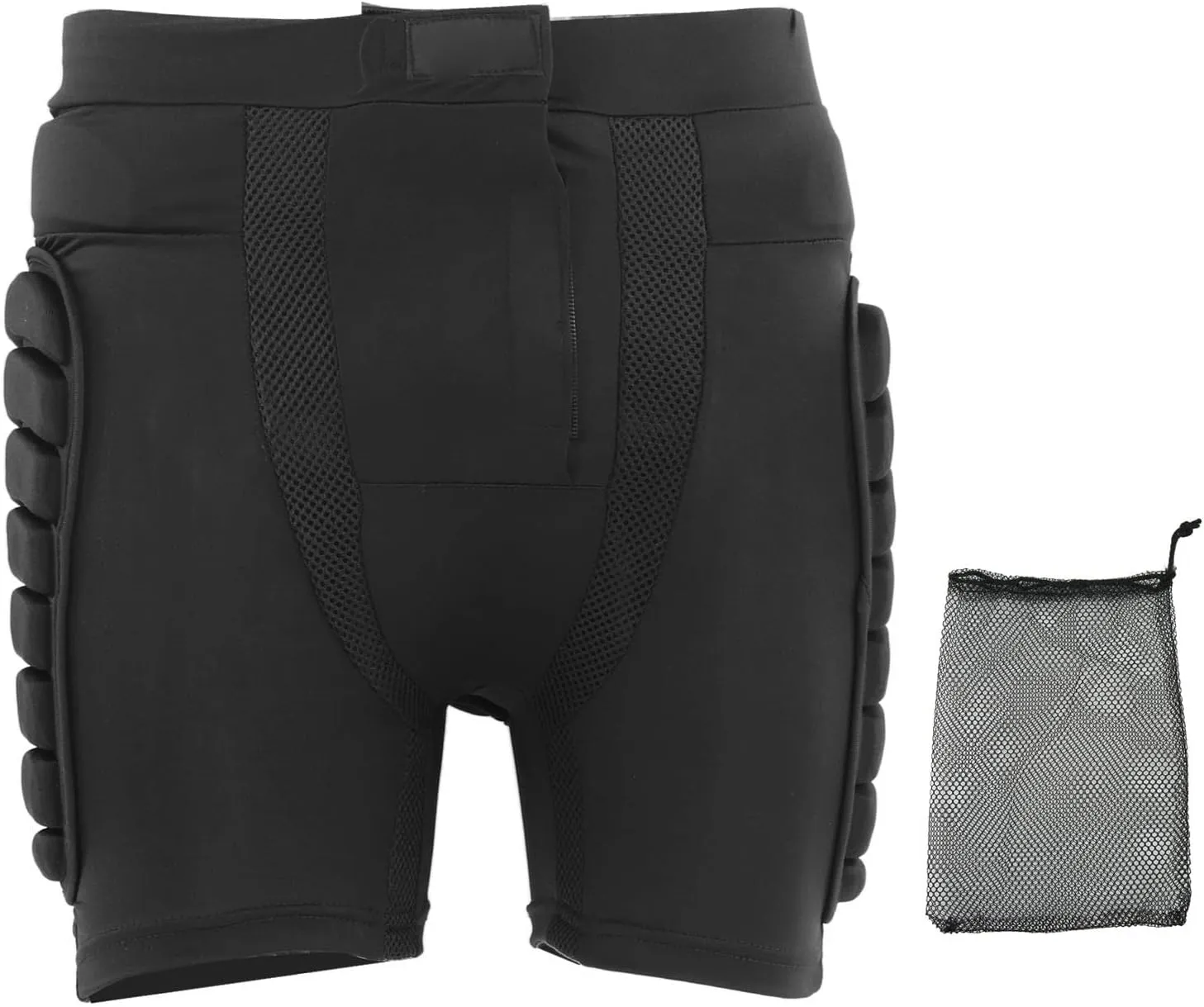 Hip Pad Protector Cotton Polyester EVA Adjustable Sports Padded Shorts for Skiing Skating Ideal for Men Seeking Comfortable and Reliable Hip Protection During Extreme SPOR