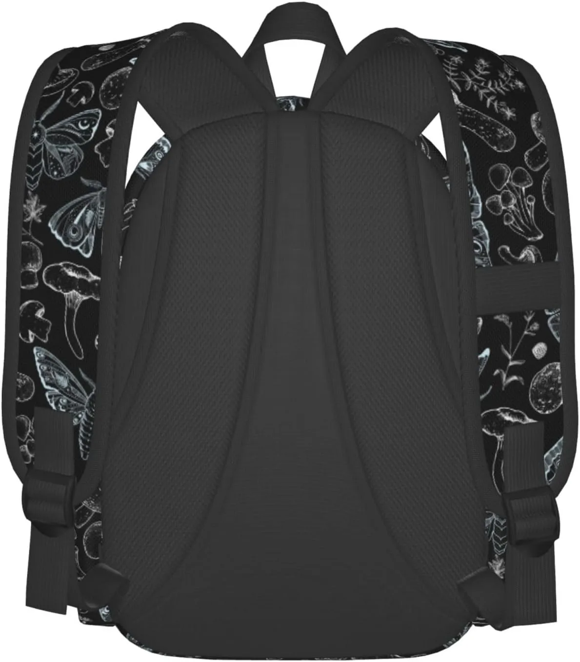 Hippie Magic Boho Mushrooms Stylish Backpack With Adjustable Padded Shoulder Straps Daypacks For College Travel
