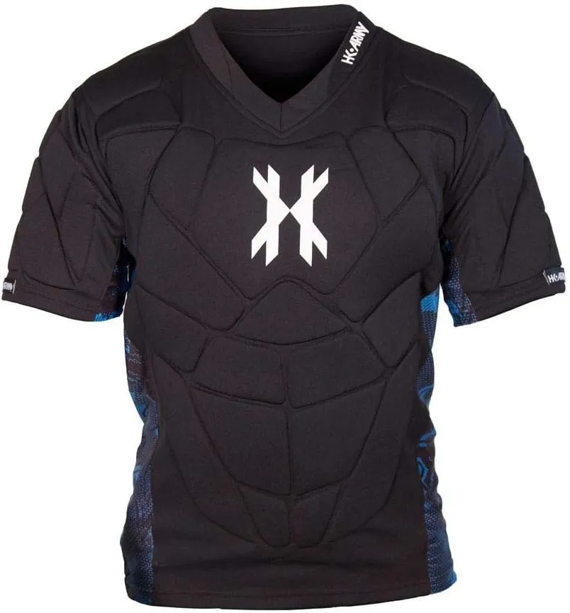 HK Army Crash Chest Protector - High-Impact Protective Gear for Paintball & Airsoft - Lightweight Safety Armor Vest - Black, Size XS/S