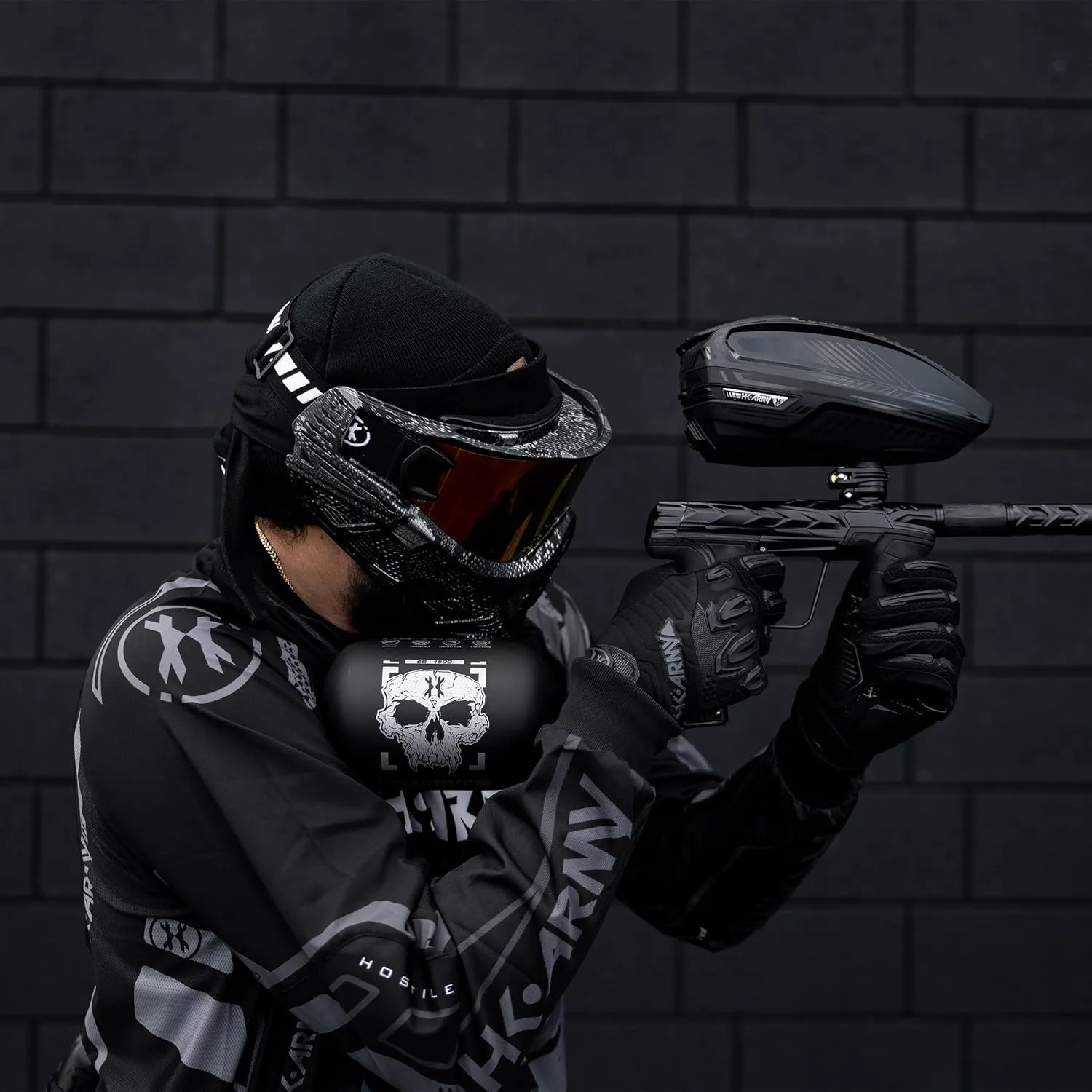 HK Army HPA Paintball Tank - Lightweight Alpha Air Carbon Fiber Compressed Air Tank - HP8 Reg 4500 psi