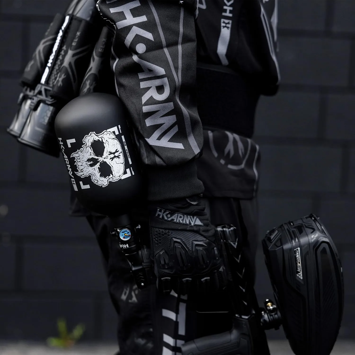HK Army HPA Paintball Tank - Lightweight Alpha Air Carbon Fiber Compressed Air Tank - HP8 Reg 4500 psi