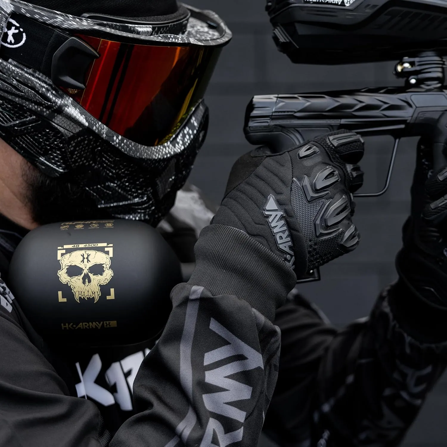 HK Army HPA Paintball Tank - Lightweight Alpha Air Carbon Fiber Compressed Air Tank - HP8 Reg 4500 psi