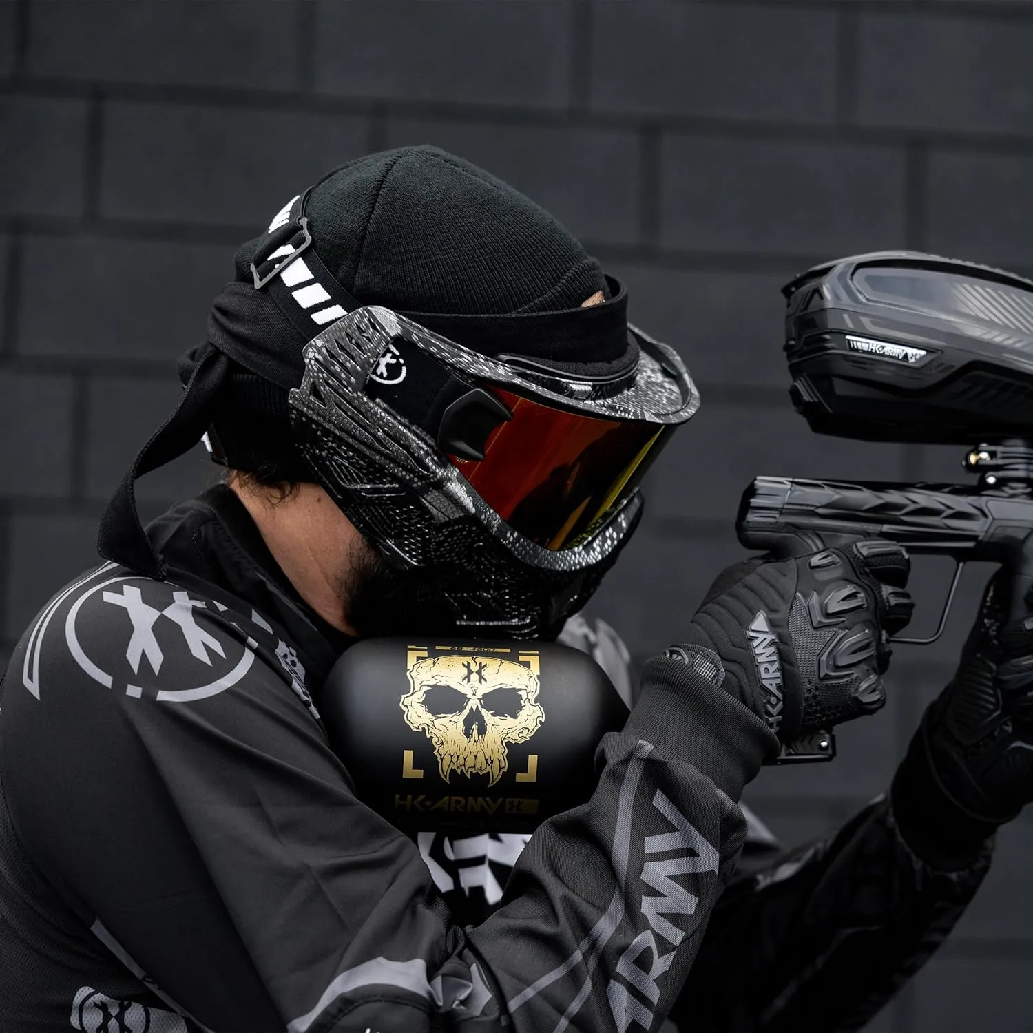 HK Army HPA Paintball Tank - Lightweight Alpha Air Carbon Fiber Compressed Air Tank - HP8 Reg 4500 psi