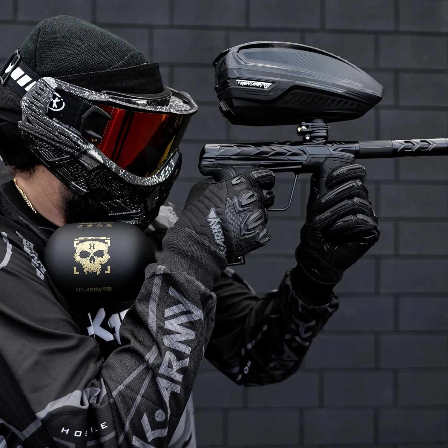 HK Army HPA Paintball Tank - Lightweight Alpha Air Carbon Fiber Compressed Air Tank - HP8 Reg 4500 psi